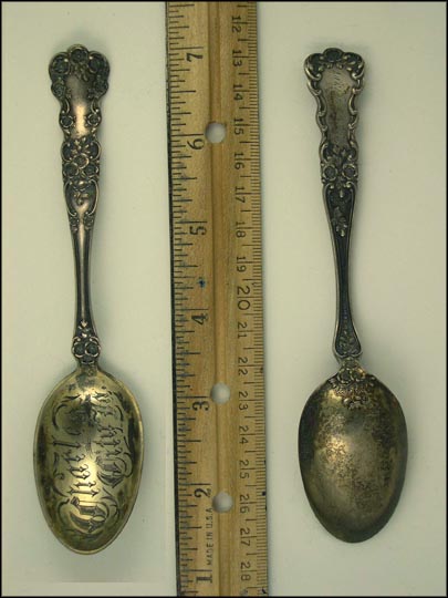 Flowers, Charles City, Iowa Souvenir Spoon MAIN