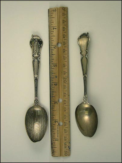 Statue of Liberty, Sky Scrapers, New York Souvenir Spoon MAIN
