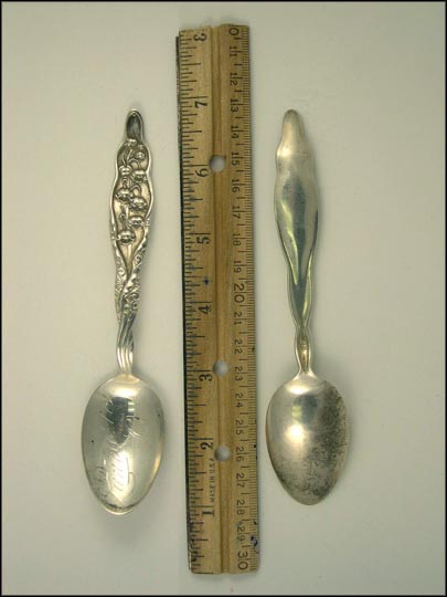 Flowers, Lancaster, Ohio Souvenir Spoon MAIN