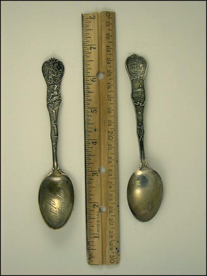 Catskill Mountains, Kaaterskill Falls, Miners, Home of Washington Irving,... Souvenir Spoon MAIN