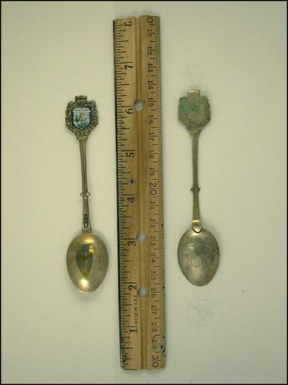 Enameled Flower, US Virgin Islands Souvenir Spoon MAIN