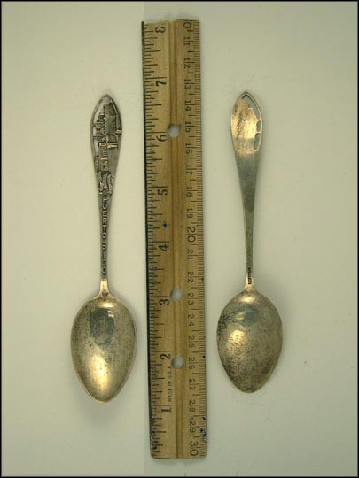 Cut Out Casa Blanca Palacio Del Gobernador, Puerto Rico Souvenir Spoon MAIN