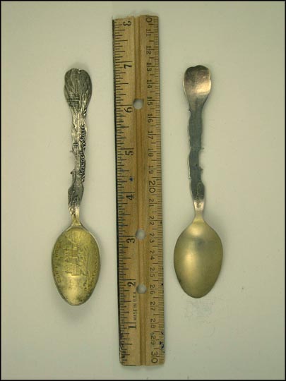 Cut Out Golden Gate Bridge, Cliff House, San Francisco, California Souvenir Spoon MAIN