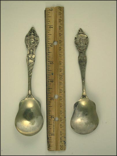 Washington, The Capital, Library of Congress, Mount Vernon,... Souvenir Spoon MAIN