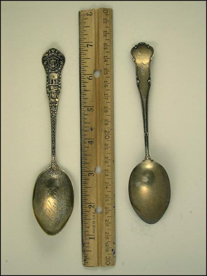 State Seal, Flowers, Rhode Island Souvenir Spoon MAIN