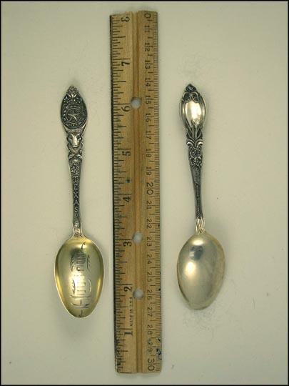 Long Horn, Star, Houston, Texas Souvenir Spoon MAIN