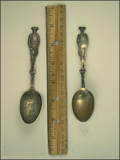 Corrida De Toros (Running of the Bulls), Cut Out Matador, Tijuana, Mexico Souvenir Spoon MAIN