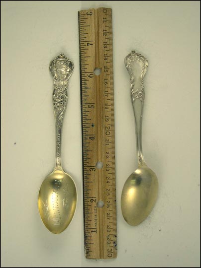 State Seal, Flowers, Milwaukee, Wisconsin Souvenir Spoon MAIN