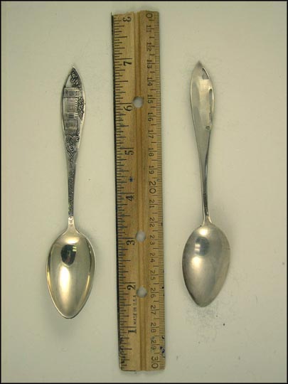 Cut Out The New Greenbrier, White Sulphur Springs, West Virginia Souvenir Spoon MAIN