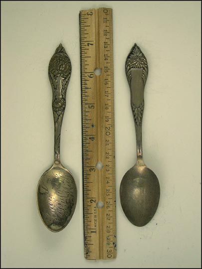 Flower Handle, Grand Rapids, Michigan Souvenir Spoon MAIN