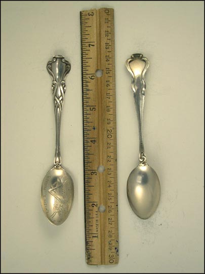 Grasshopper, Lyons, Kansas Souvenir Spoon MAIN