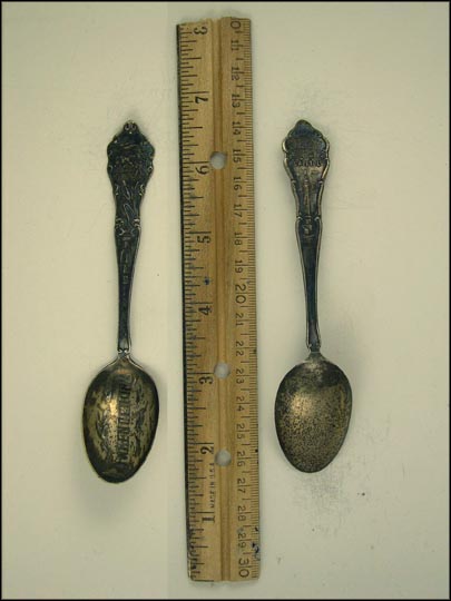 State Seal, State Capitol, Lawrenceburg, Indiana Souvenir Spoon MAIN