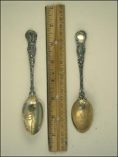 Mt. Hood 11932 Ft, Zodiac Symbols on Handle, Portland, Oregon Souvenir Spoon MAIN