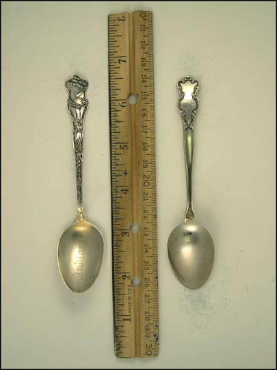 Flower Handle, Indiana Souvenir Spoon MAIN