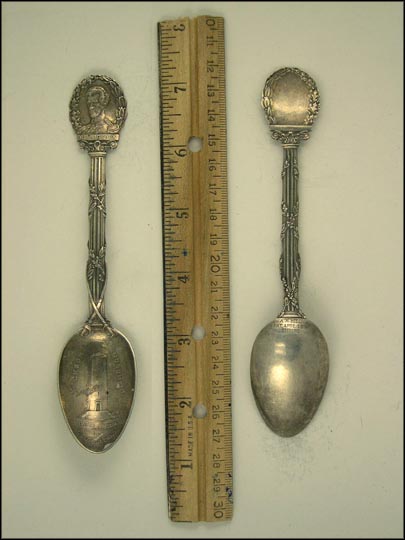 Jackson Monument, Battlefield, Old Hickory, New Orleans, Louisiana Souvenir Spoon MAIN
