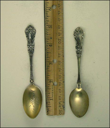 Flower Handle, Portland, Oregon Souvenir Spoon MAIN