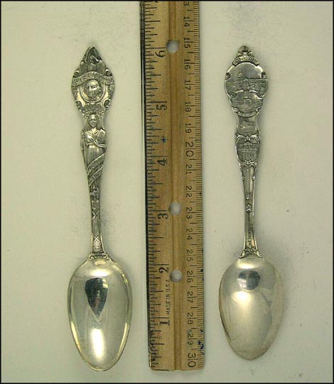 The Capitol, Library of Congress, Mount Vernon, The White House,... Souvenir Spoon MAIN
