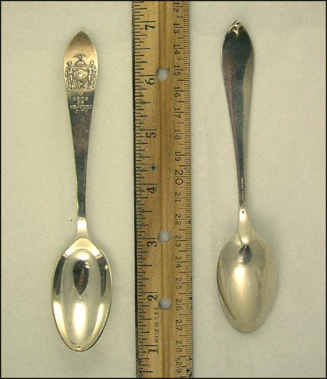 City Arms, New York, New York Souvenir Spoon MAIN