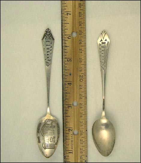 Cut Out BBHS, High School, Broken Bow, Nebraska Souvenir Spoon MAIN