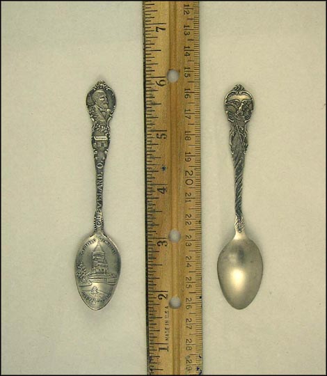Garfield Memorial, Garfield, Cleveland, Ohio Souvenir Spoon MAIN