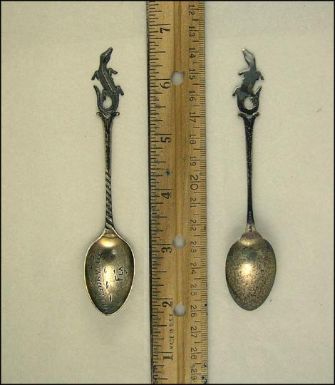 Cut Out Aligator, Jacksonville, Florida Souvenir Spoon MAIN