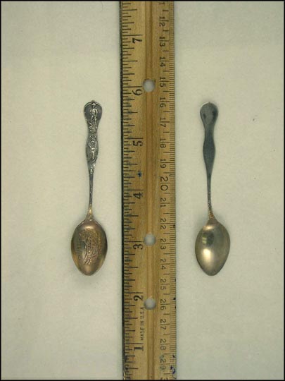 The Loop, Worker, Symbols, Morenci, Arizona Souvenir Spoon MAIN