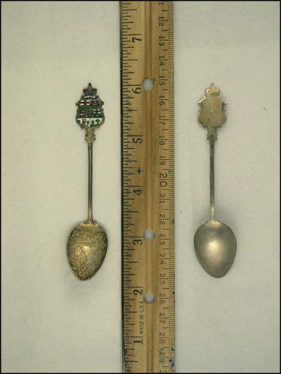 Niagara Falls, Enameled Crest Souvenir Spoon MAIN