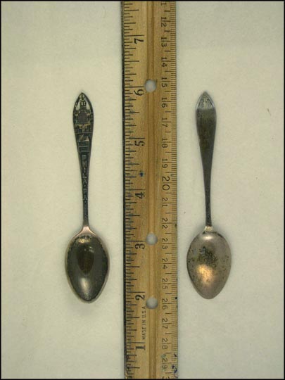 Cut Out Liberty Bell, Philadelphia, Pennsylvania Souvenir Spoon MAIN