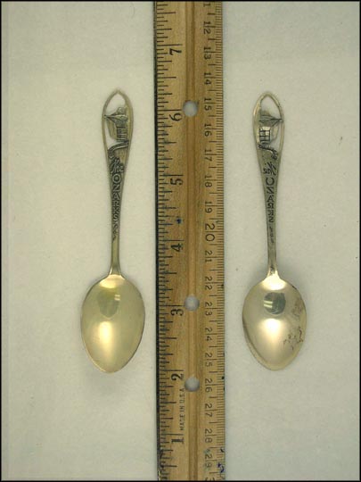 The Ozarks, Cut Out Old Matts Cabin Souvenir Spoon MAIN