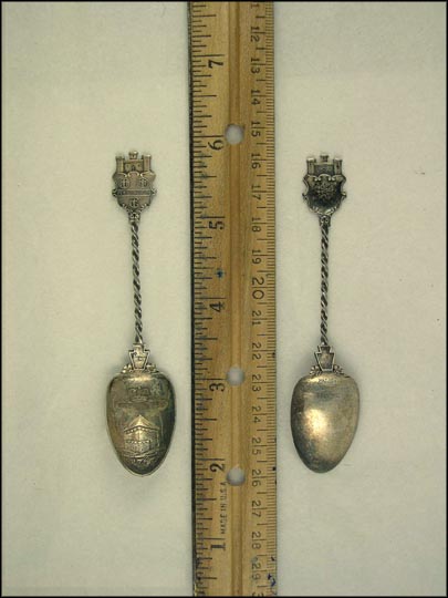 Cut Out City Seal, Fort Pitt 1764, Pittsburgh, Pennsylvania Souvenir Spoon MAIN