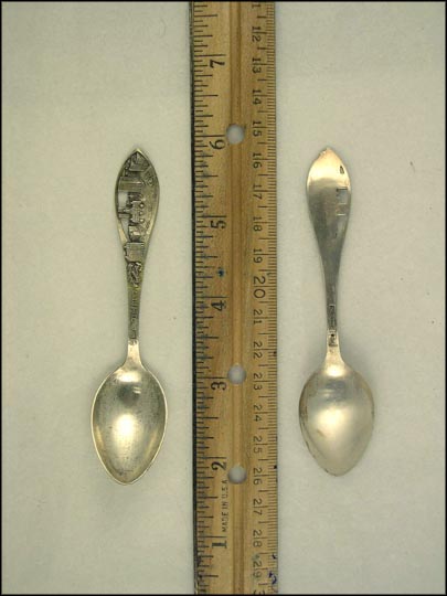 Cut Out Campus Martius, Detroit, Michigan Souvenir Spoon MAIN