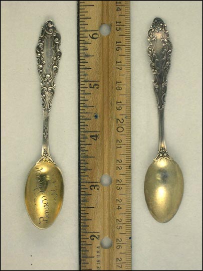 Beaded Scroll Handle, Bound Brook, New Jersey Souvenir Spoon MAIN