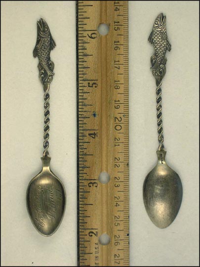 Catalina Island, Fish, California Souvenir Spoon MAIN