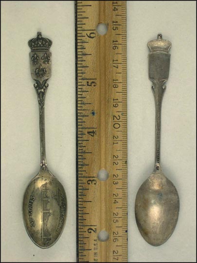 Bridge, Symbols, St. Louis, Missouri Souvenir Spoon MAIN
