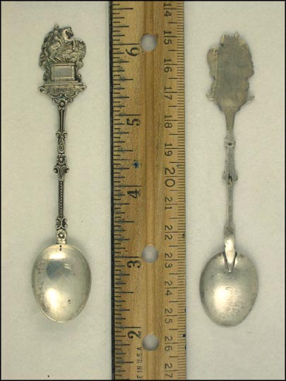 Man On Horse Statue, Caracas, Venezuela Souvenir Spoon MAIN