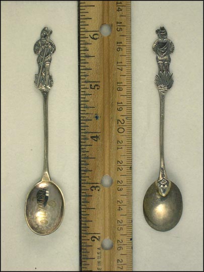 Cut Out Native American, Columbus, Ohio Souvenir Spoon MAIN