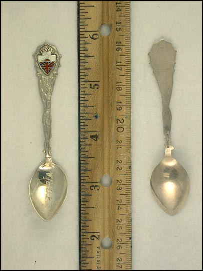 Enameled Crest, Victoria, Canada Souvenir Spoon MAIN