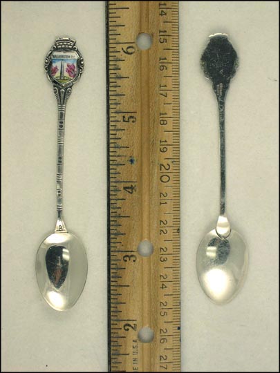 Enameled Crest, Washington, District of Columbia Souvenir Spoon MAIN