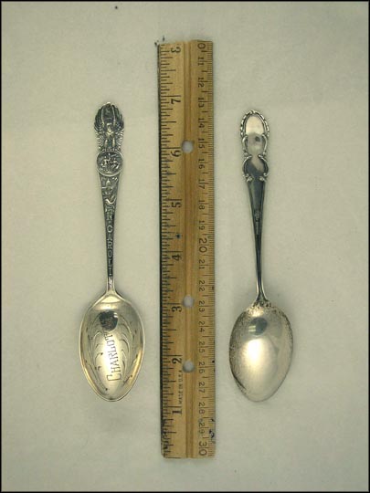 State Seal, Charlotte, North Carolina Souvenir Spoon MAIN