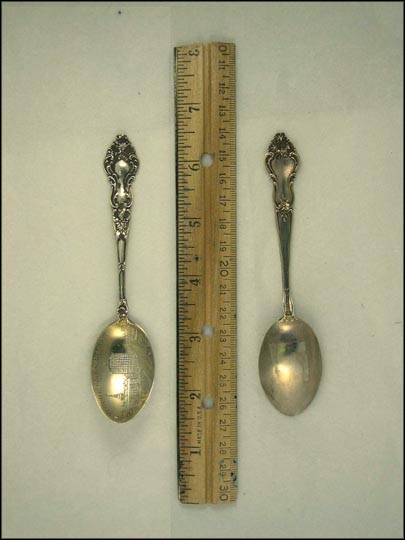 Detroit Square, Detroit, Michigan Souvenir Spoon MAIN