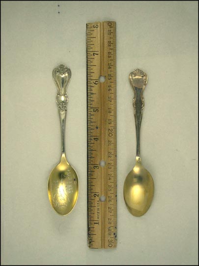 Beaded Edges, Detroit, Michigan Souvenir Spoon MAIN