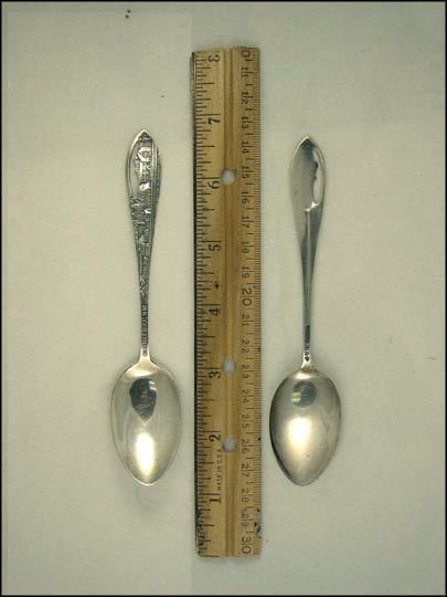 Cut Out The Alvarado, Albuquerque, New Mexico Souvenir Spoon MAIN