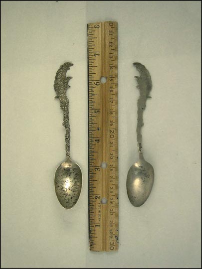 Flower Handle , Sidney, Ohio Souvenir Spoon MAIN