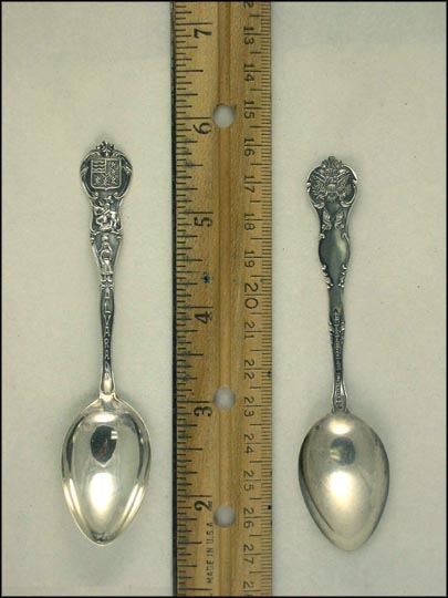 State Seal, Man on Horse, Alvarado, Albuquerque, New Mexico Souvenir Spoon MAIN