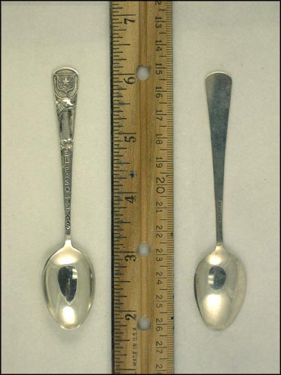 Lonestar, Longhorn, Oil Rig, Avocados, El Paso, Texas Souvenir Spoon MAIN