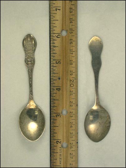 St. Louis Cathedral, Sugar Bowl Trophy, New Orleans, Louisiana Souvenir Spoon MAIN