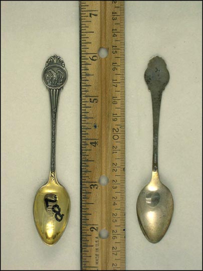 State Seal, Natchez, Mississippi Souvenir Spoon MAIN