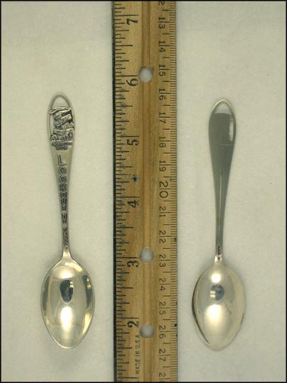 Cut Out Umbrella Rock, Lookout Mountain, Tennessee Souvenir Spoon MAIN
