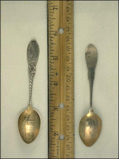 Mount Vernon House, Washington Souvenir Spoon MAIN