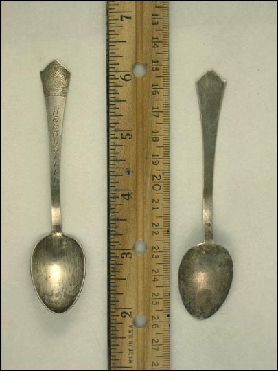 Aztec Person, Hermosillo, Mexico Souvenir Spoon MAIN